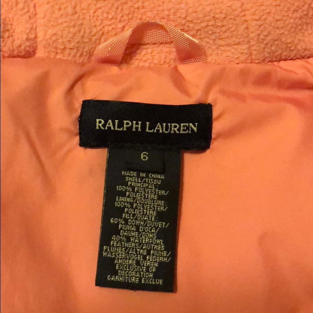 Girls puffy Ralph Lauren jacket - Picture 3 of 3
